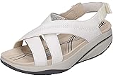 MBT Sandals Womens Leather White