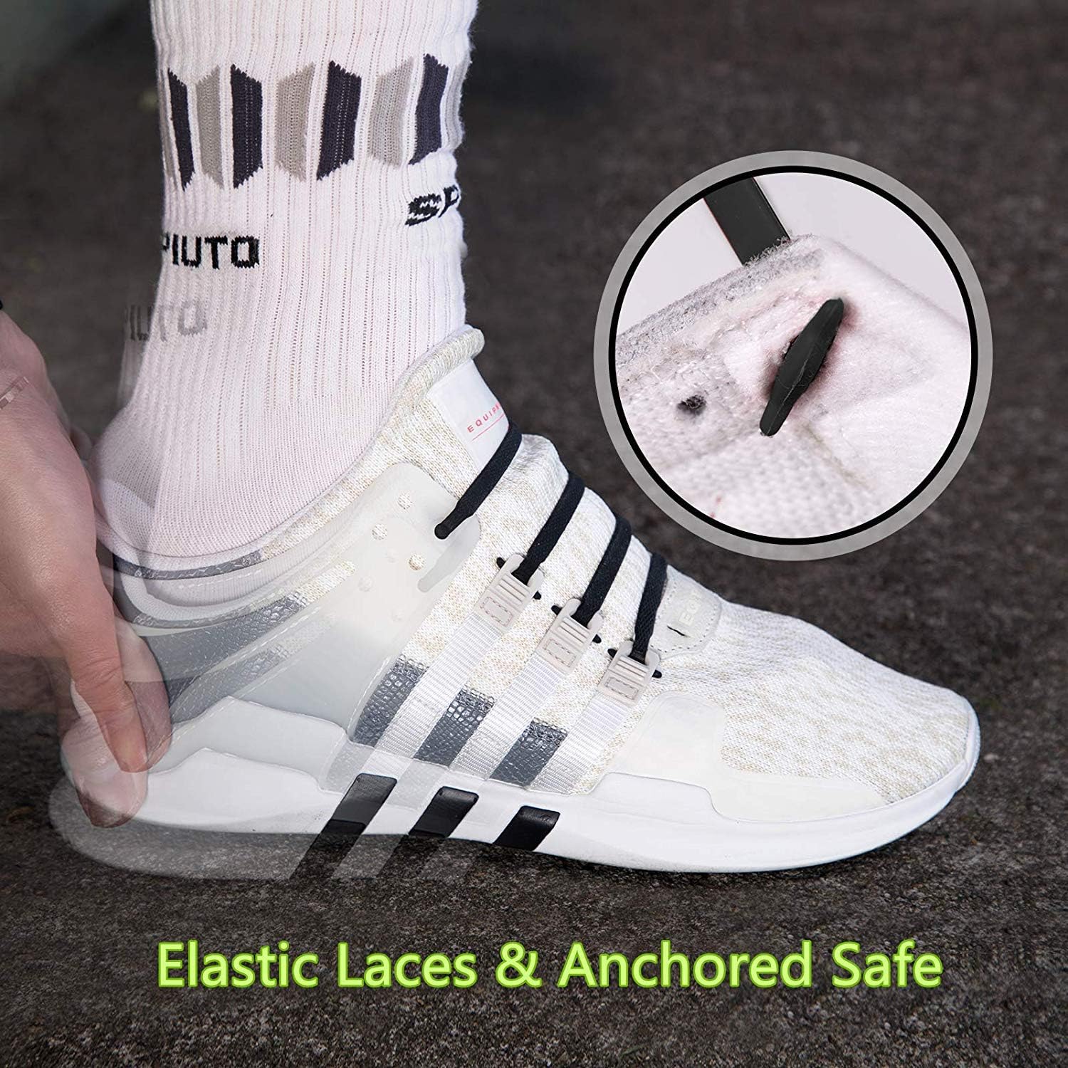 INMAKER No Tie Shoelaces for Kids and Adults, Elastic Shoelaces for Sneakers: Sports & Outdoors