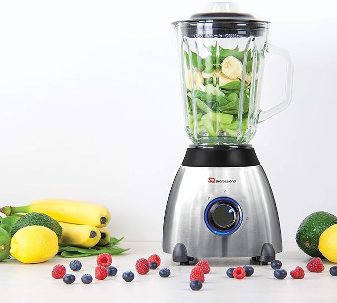 SQ Professional Luminate 500W Blender with 1.5L Glass Measuring Jug