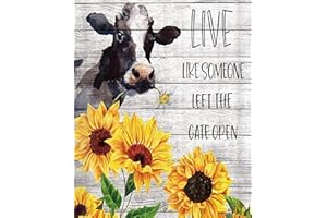 Muyankissu Diamond Art Kits, Cow Diamond Art Kits 5D Diamond Art for Adults Kids Full Round Drill Kit Wall Decoration Crystal Pictures for Home Wall Decor Gifts (12 x 16 in)