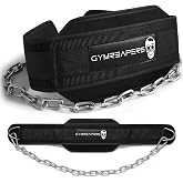Gymreapers Dip Belt With Chain For Weightlifting, Pull Ups, Dips - Heavy Duty Steel Chain For Added Weight Training