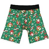 INTIMO Elf Movie Boxer Briefs Men's Santa, I Know Him Buddy the Elf Snug Fit Adult Underwear Trunks