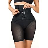 Rosemary Kiss Shapewear for Women High Waisted Tummy Control Shorts Faja Body Shaper Thigh Slimmer Butt Lifting Panties