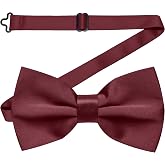 alsat Men's Bow Ties - Pre Tied Bowtie for Men Women Boys - Mens Adjustable Bow Ties for Formal Wear