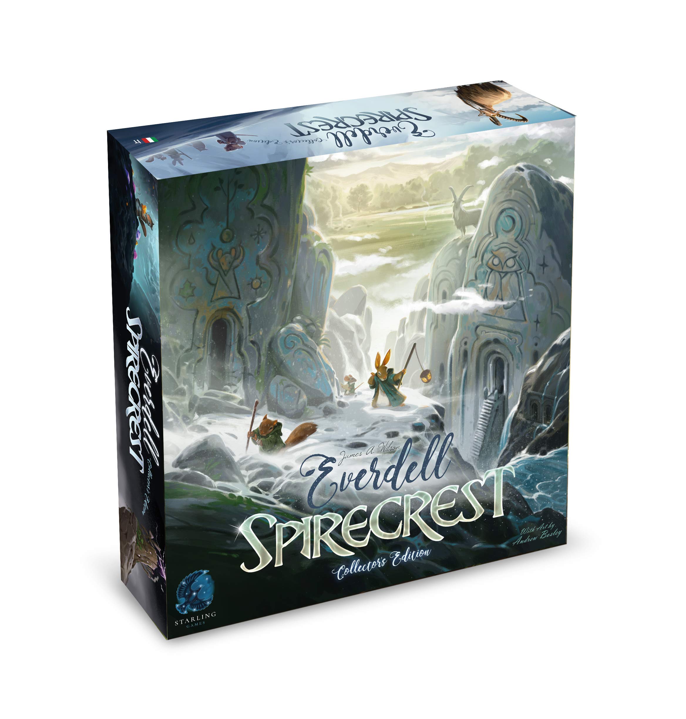 Asmodee - Everdell: Spirecrest, Second Edition, Expansion Board Game, Italian Edition, 8194, STG2659IT
