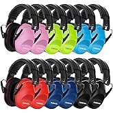 Floriogra 12 Pack Noise Canceling Headphones for Kids, Kids Ear Protection Earmuffs for Autism, Toddler, Children, Noise Cancelling Headphones Sound Proof Earmuffs for Concerts, Air Shows, Fireworks