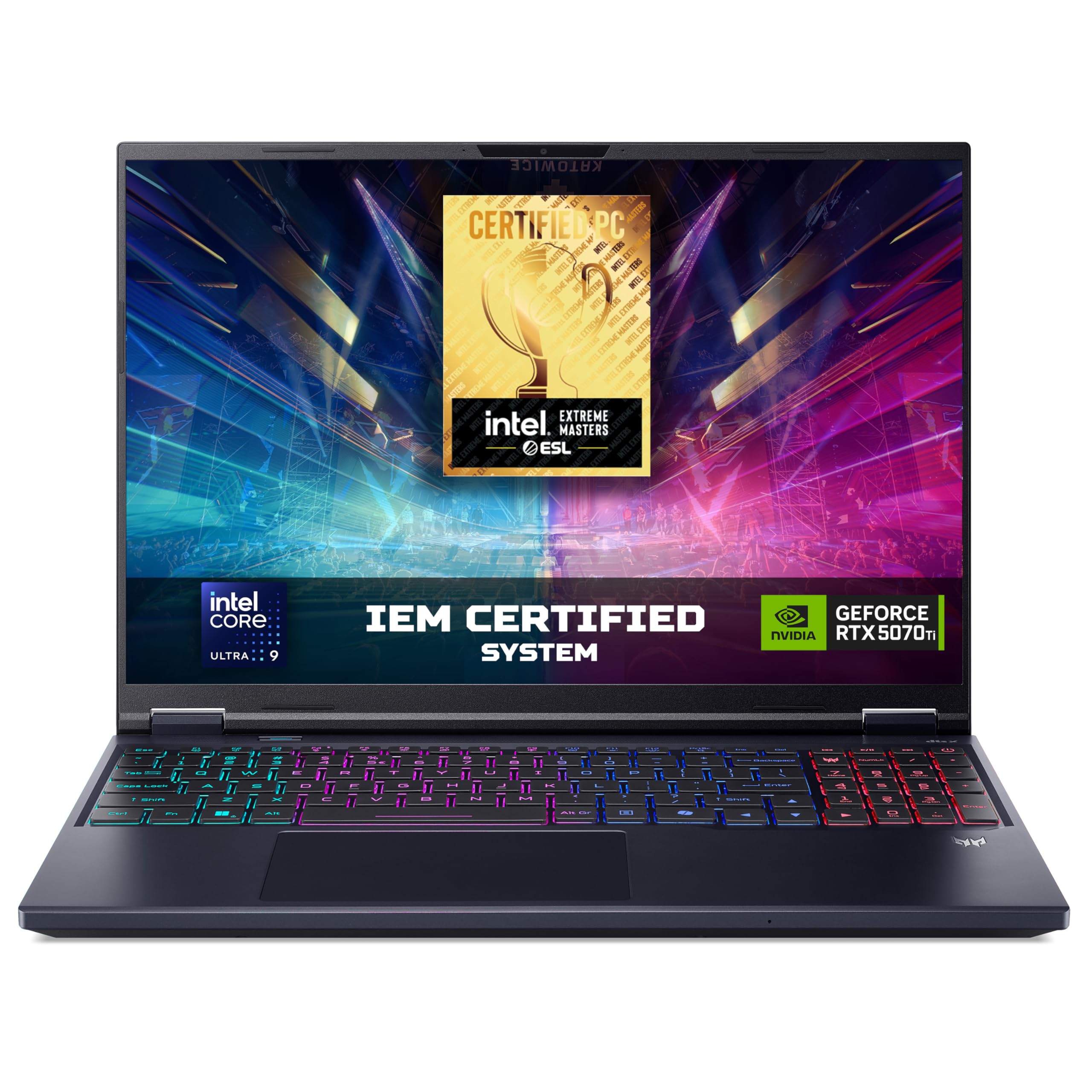 Acer Predator Helios Neo 16 AI PHN16-73 Gaming Laptop - Intel Core Ultra 9 275HX, 16GB, 1TB Gen4 SSD, NVIDIA GeForce RTX 5070Ti, 16" WQXGA 240Hz, Windows 11, Black
