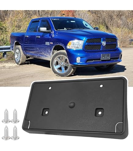 Support De Cadre De Plaque D'immatriculation De Pare-chocs Avant