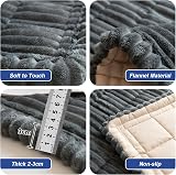 GKXLH New Corduroy Sofa Covers Washable Thick Non-Slip 2-4 Seater Dark Grey view 7