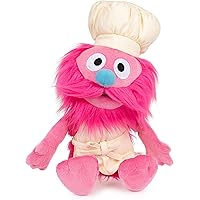 GUND Sesame Street Official Gonger Muppet Plush, Premium Plush Toy for Ages 1 & Up, Pink/Beige, 10”