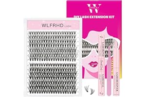 Cluster Lashes Kit Eyelash Clusters 30D 40D DIY Lash Clusters Kit Individual Lashes extension Kits 280PCS Natural Eyelash Ext