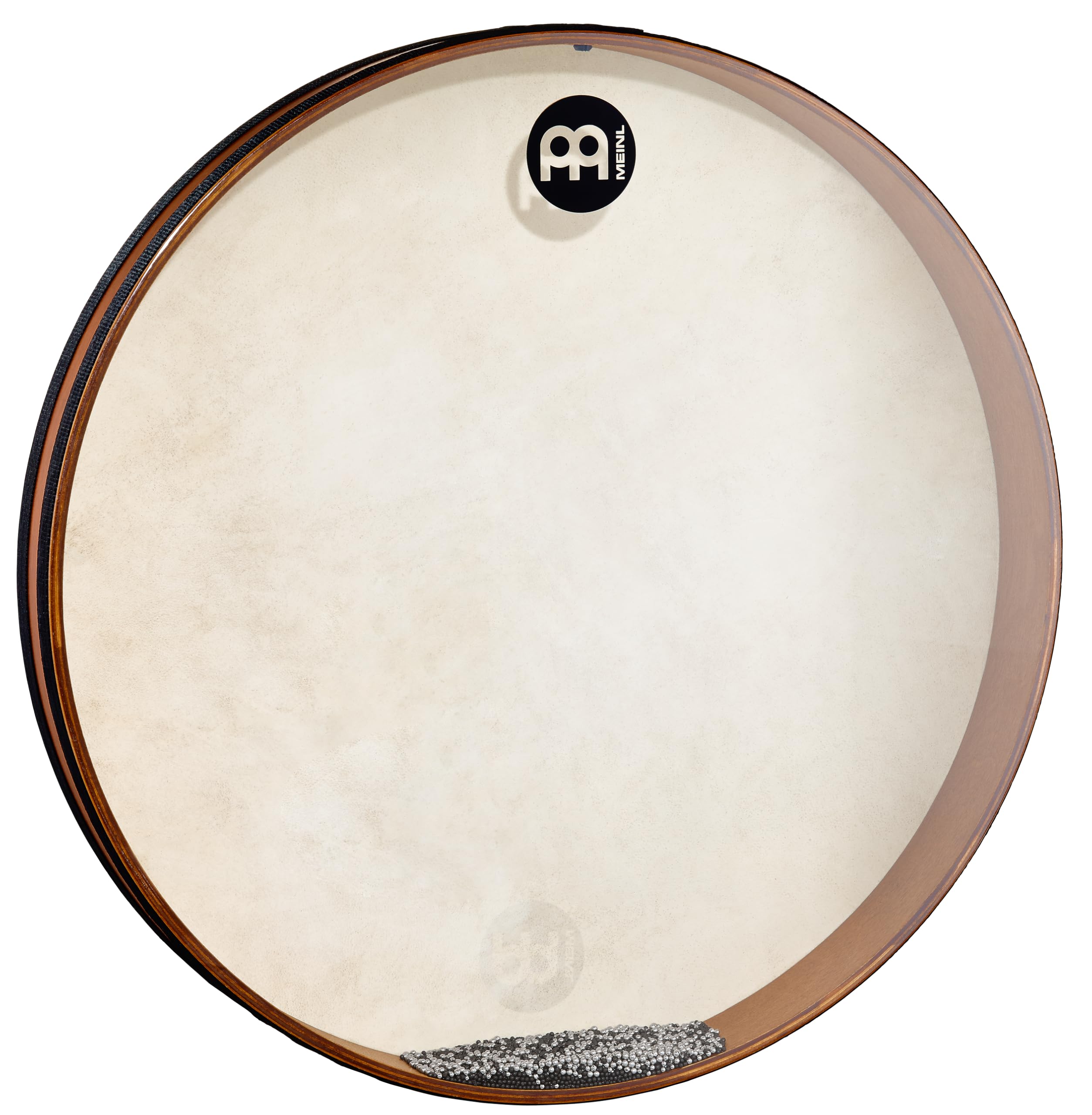 Meinl Percussion Sea Drum Instrument - Very Large Hand Drum with Steel Balls and Goat Skin - Diameter 20 Inches - Siam Oak, Brown (FD20SD)