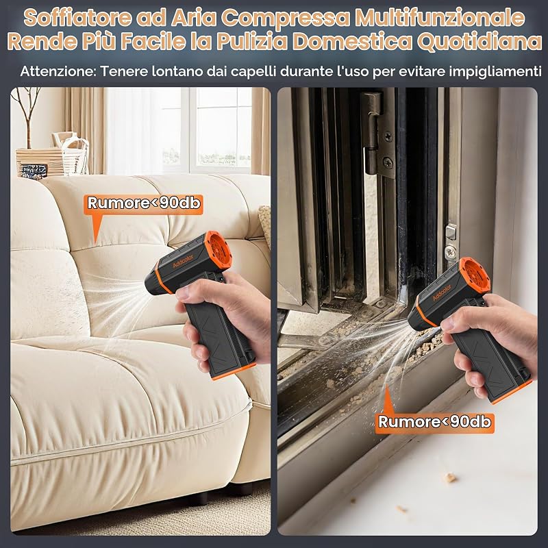Soffiatore Portatile,Soffiatore Aria Compressa Elettrico