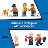 LEGO City Coast Guard Rescue Boat & Helicopter Toy 60504 with 5 Minifigures view 6