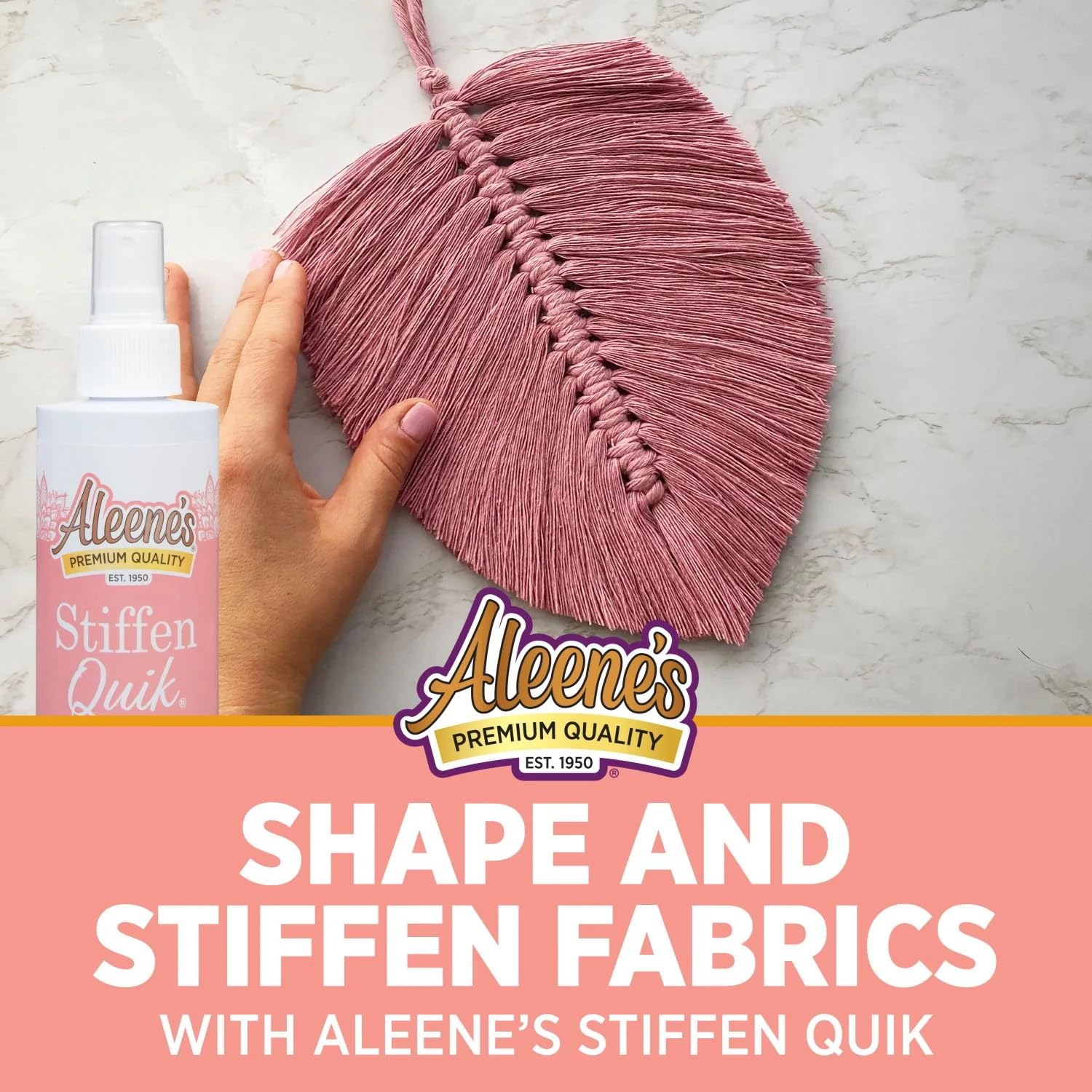 Aleene's 15581 Stiffen-Quick Fabric Stiffening Spray 8oz,Original Version, Packaging may vary