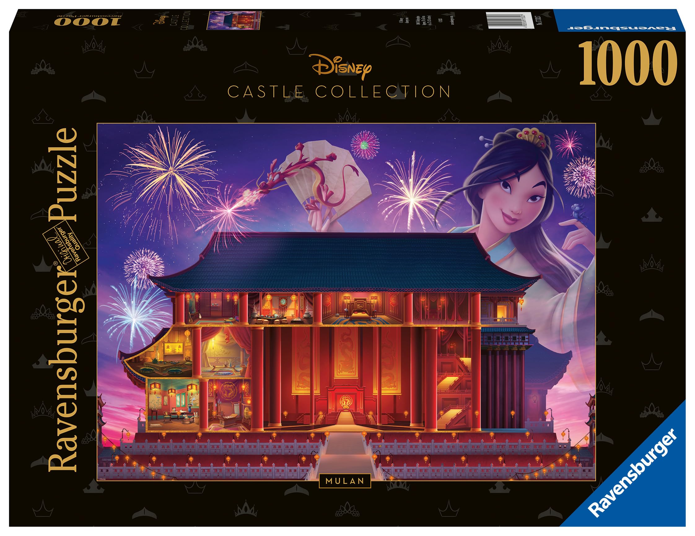 Ravensburger Disney Castles - Mulan 1000 Piece Jigsaw Puzzle for Adults and Kids Age 12 Years Up