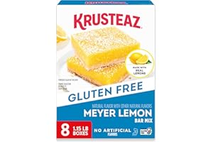 Krusteaz Gluten Free Meyer Lemon Bar Mix, 18.42 oz Box (Pack of 8)