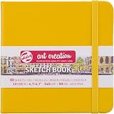 Talens Art Creation Sketchbook Golden Yellow 12x12 cm 140 g 80 Sheets