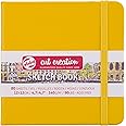 Talens T9314-114M 441793 Art Creations Sketchbook, Drawing Notebook, 4.7 x 4.7 inches (12 x 12 cm), Golden Yellow