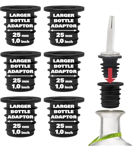 thumbnail image 2 of 6x Commercial 1 Oz Measured Bar Pour Spouts – Fits 1.75 Liter Liquor Bottles 2 of 4