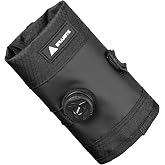 Granite Quiver Bike Saddle Bag, Dial Lock System, Dropper Friendly | ratchet under-seat mount, nylon, three compartments, zipped pocket, holds tube and tools, MTB road and gravel use, 65g