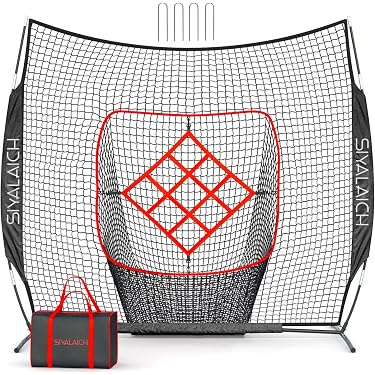 Filet De Lancer 9 Trous Pour Entraînement Baseball/softball - Avec Support - Neuf Sous Emballage
