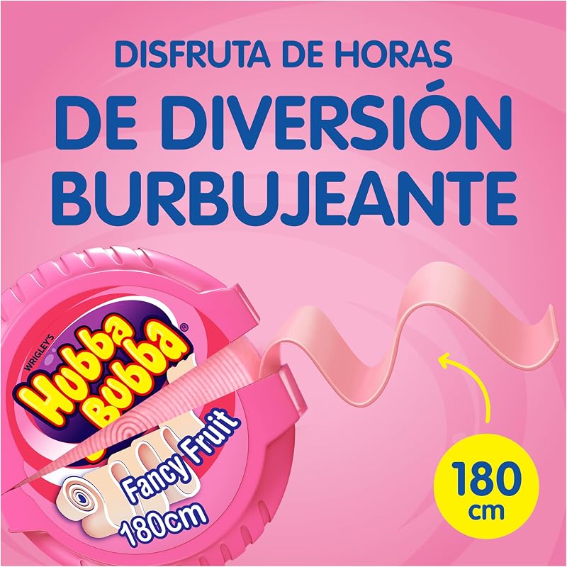 chicle de frutas en cinta Pack 12u. x 180cm.