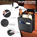 TeTupGa Car Seat Back Organizer PU Leather Multi-Pocket 25x22.5 cm view 6