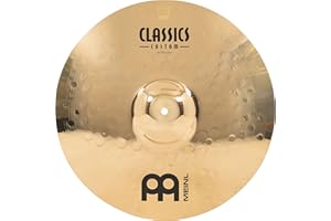 Meinl Cymbals Classics Custom Brilliant 16" Thin Crash — Made in Germany — 2-Year Warranty (CC16TC-B)