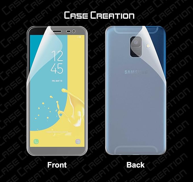 Case Creation Front Back Screen Guard For Samsung J6 360 Degree Hd