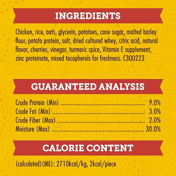 ZUKES, TREATS MINI NATURALS CHICKEN RECIPE, 6 OUNCE