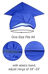 YIIOSS Unisex Matte Cap and Gown 2024 2025 with
