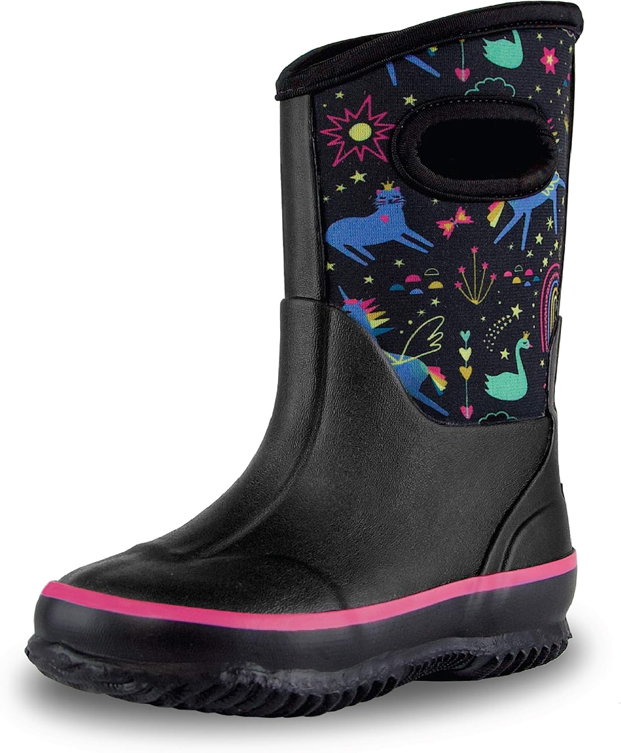  | LONECONE Insulating All Weather MudBoots for Toddlers and Kids - Warm Neoprene Boots for Snow, Rain, and Muck | Boots
