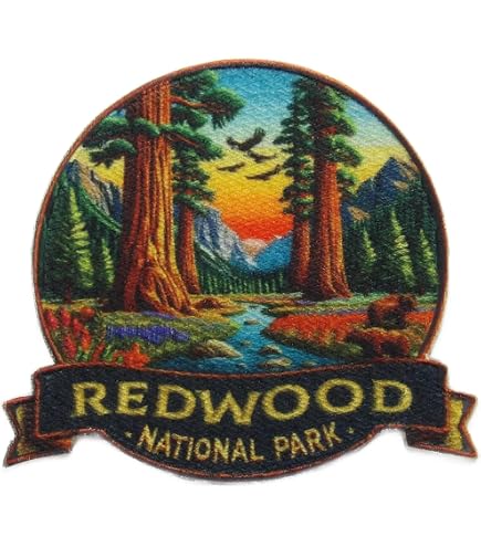 thumbnail image 2 of Sequoia National Park Full Embroidered Illustrated Iron 2 of 11