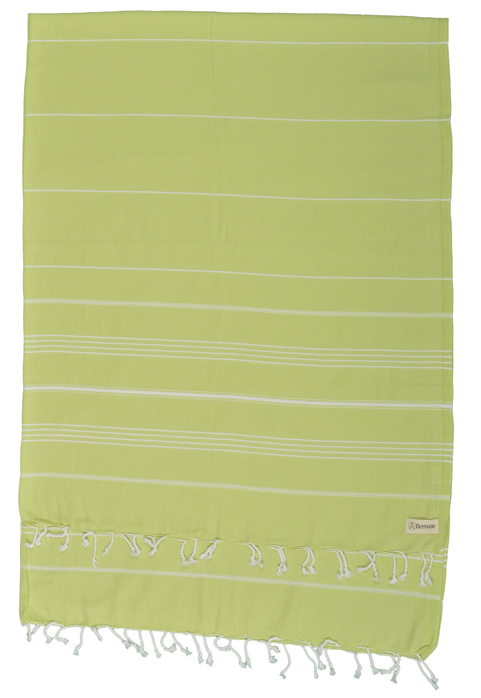 Bersuse 100% Cotton - Anatolia XXL Blanket Turkish Towel - Pistacho Green — image 1