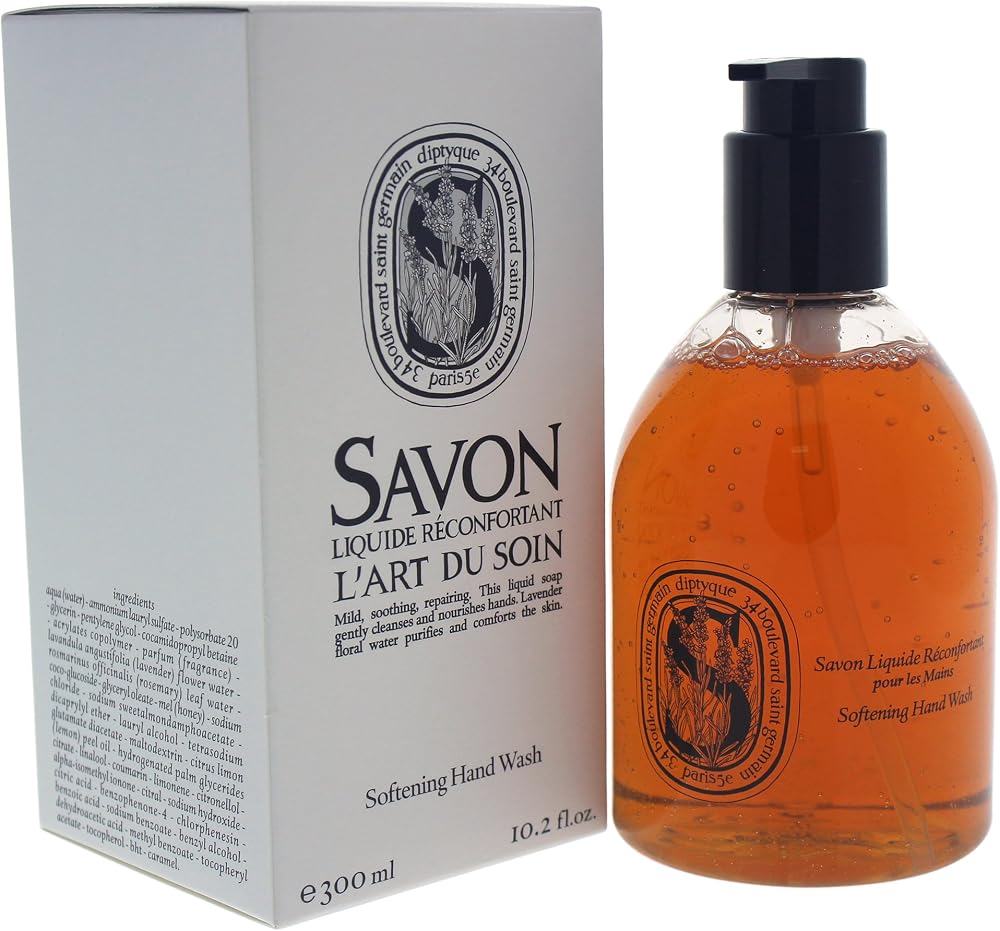 Diptyque Softening Hand Wash Lavender Honey 300ml 10.2oz Gentle Cleansing