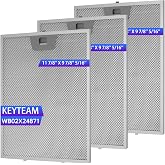 3 Pack-GE Range Hood Filter Replacement WB02X24871,(11-7/8"&times;10-1/5"&times;5/16" Metal Grease Filters), Compatible with GE JVW5361EJ1ES JVW5361EJ2ES JVW5361SJSS JVW5361BJ1TS