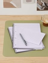 Q-Connect A4 Spiral Notebook 160 Pages 80g Margin Soft Cover Pack of 5 view 2