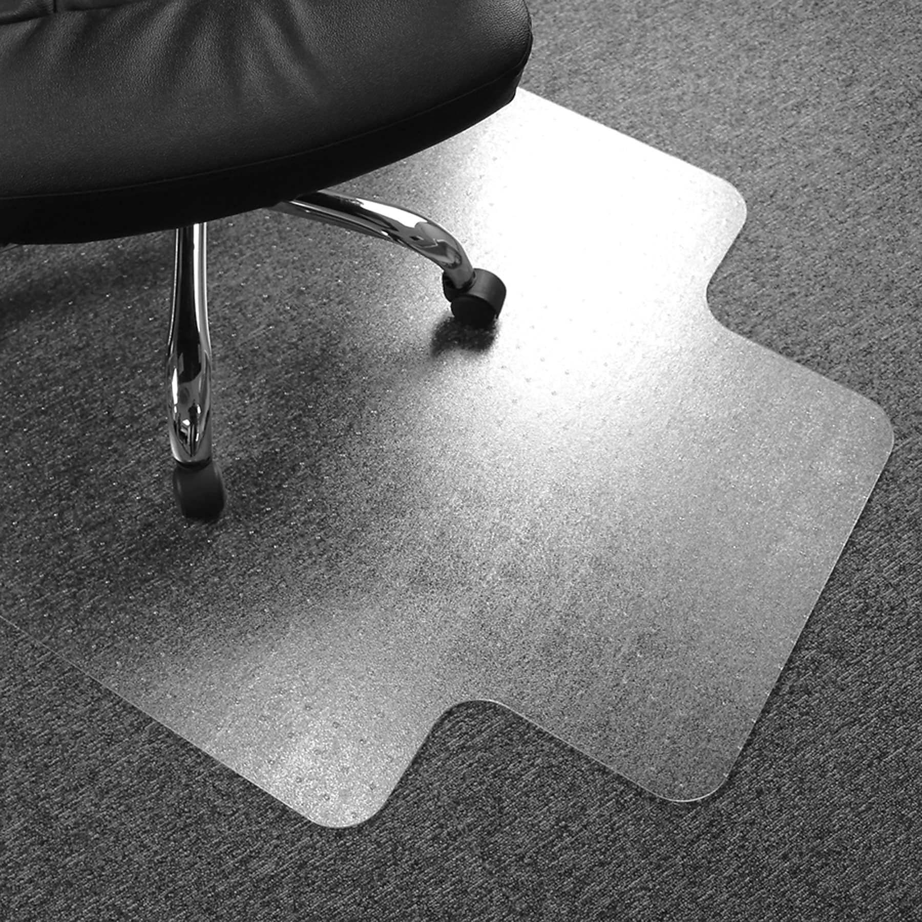 Advantagemat PVC Lipped Chair Mat for Carpets up to 6mm - 120cm x 90cm