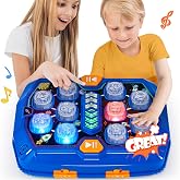 hahaland Toys for Ages 5-7 Interactive Whack A Game with Sound and Light | Stem Montessori Toy for Kids Age 3 4 5 6 7 Years Old Birthday Easter Basket Stuffers