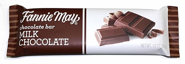 FANNIE MAY MILK CHOCOLATE BAR, 1.8 OZ