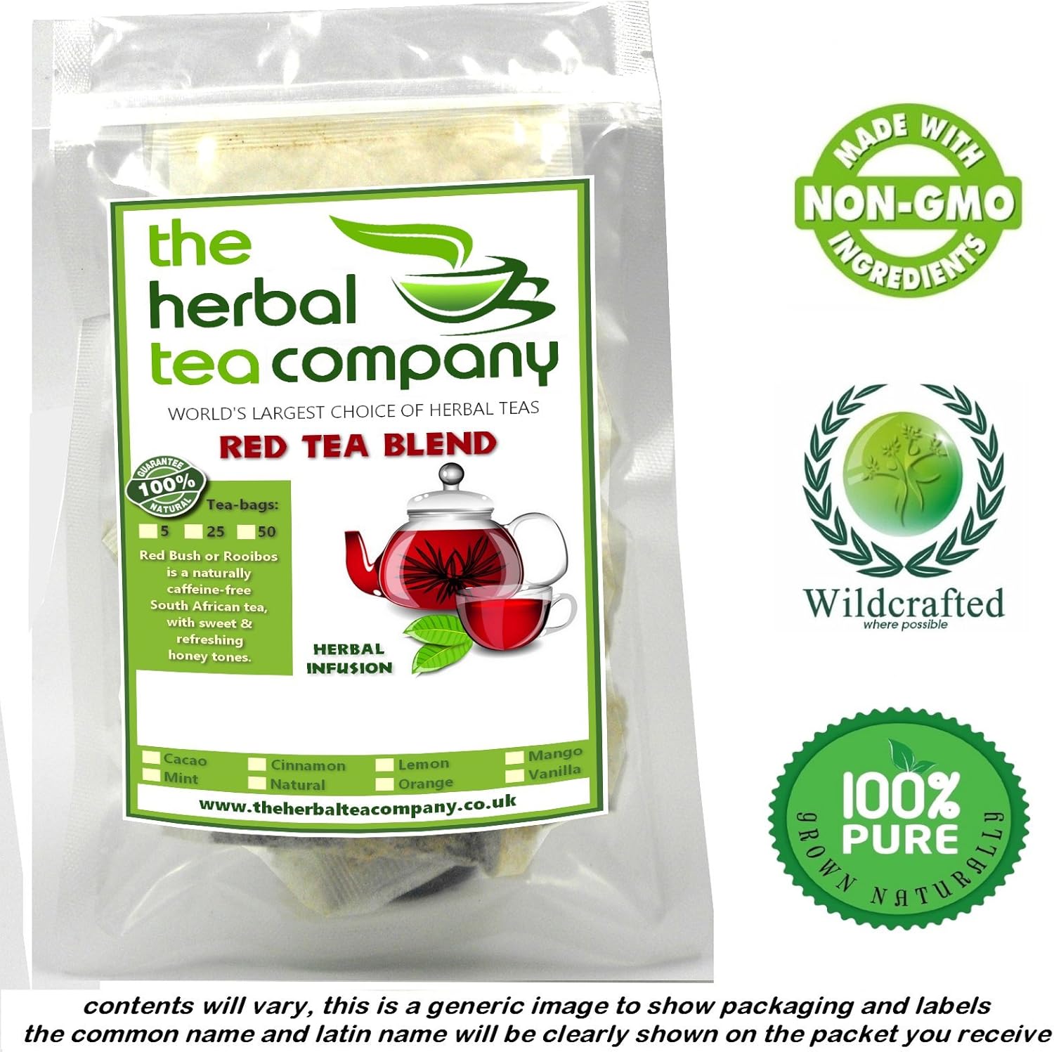 Fenugreek Seed Tea Bags Winter Warmer Blend Natural 50 Pack