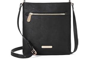 BOSTANTEN Crossbody Bags Purses for Women Trendy Soft Leather Shoulder Handbags with Adjustable Strap Zipper Pocket