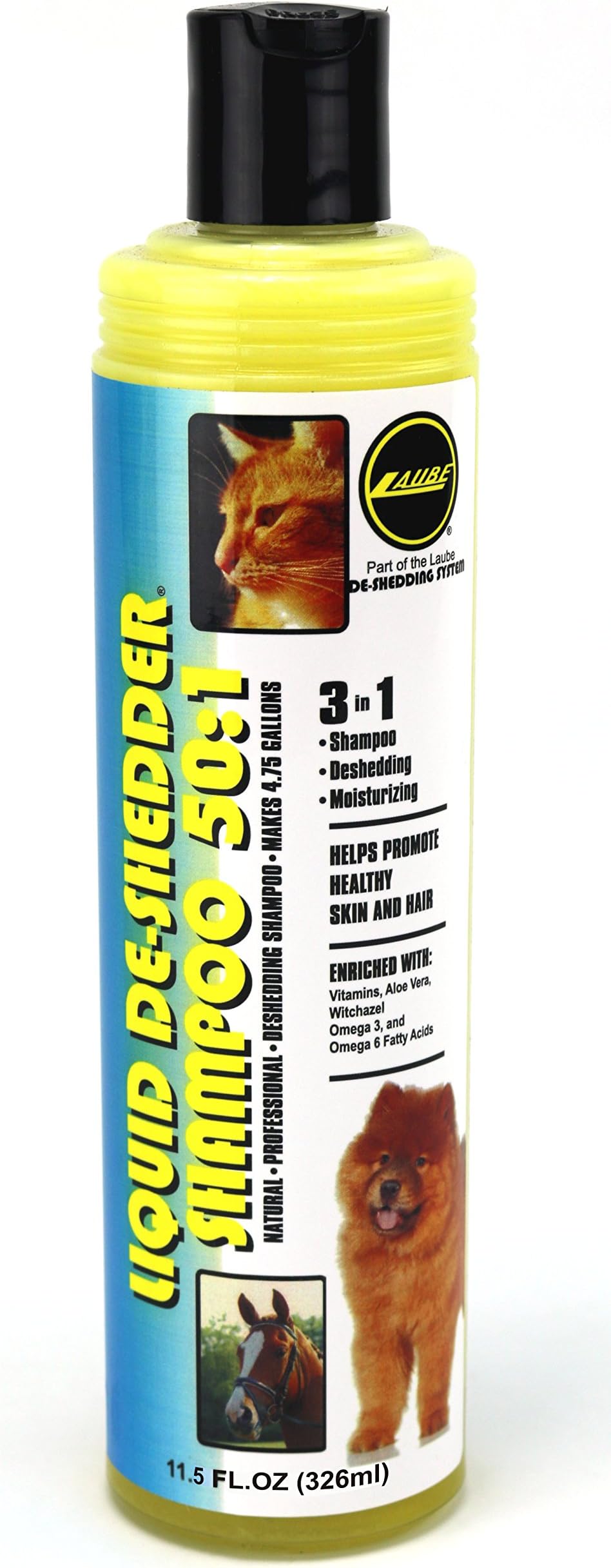 Wild AnimalLiquid De-Shedder 50:1 gal Shampoo, 11.7 oz.