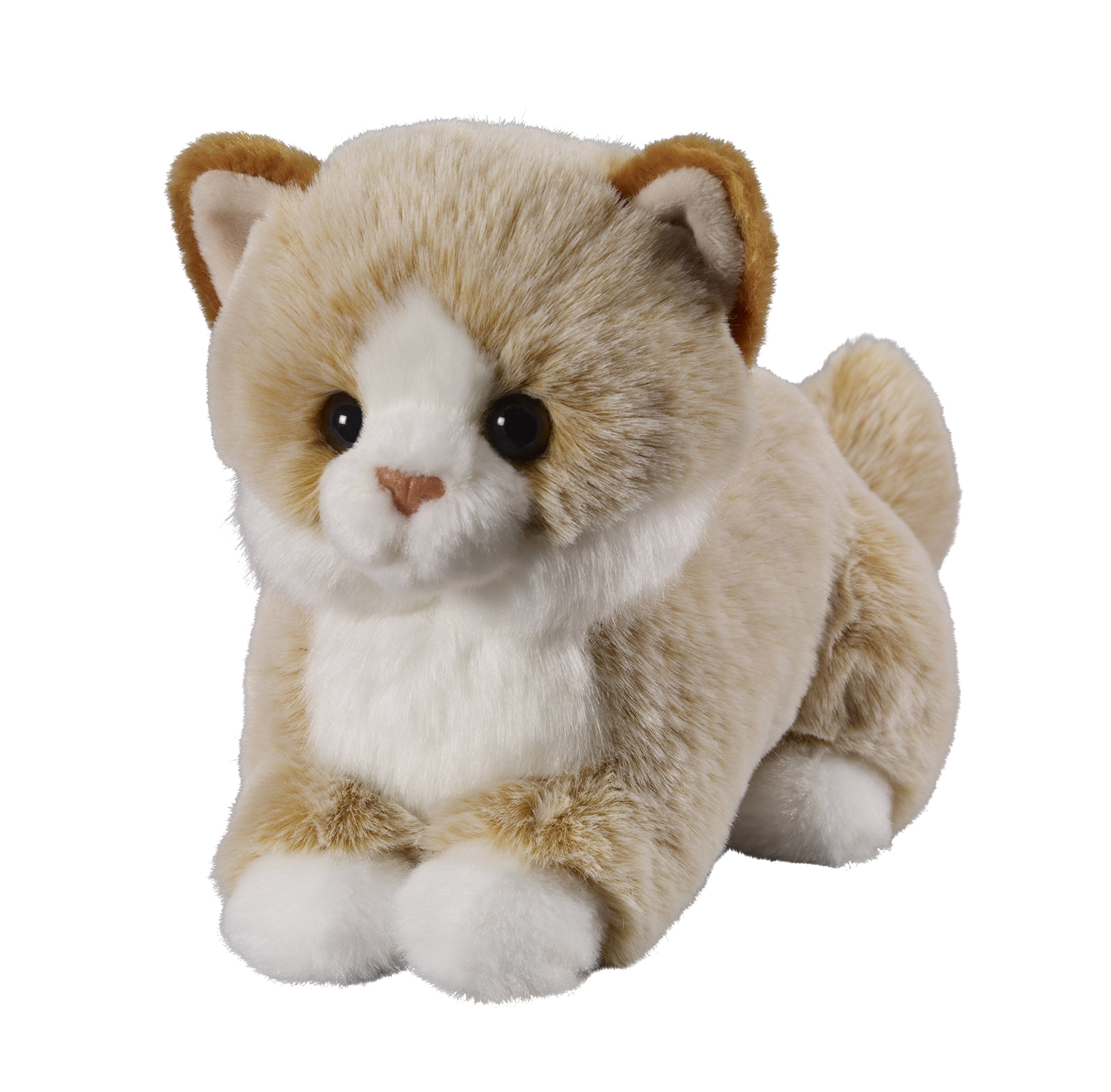 Deine Animals mit Herz Bauer Toys Cat Lying Cuddly Toy Made of Soft Plush Ideal for Loving and Giving Ages 0-99 Years 18 cm Beige (12502)