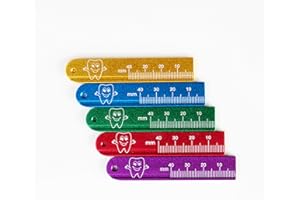 J&J Ortho Aluminum Metal Endo Ruler Optional Color (Gold)