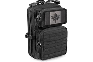 LIVANS Tactical Molle Utility Pouch, EDC Tool Pouch Tactical Phone Pouches Mini Waist Pouches Medical EDC IFAK Pack Mini Desi