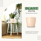 Utopia Home Pink Plastic Planters 10 Pack Multisize Indoor Decorative Pots view 4