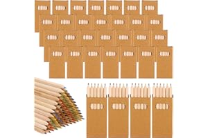 TBoxBo 200Packs/1200Pcs Colored Pencils Bulk Mini Drawing Pencils Set for Kids, 3.5inch Short Fat Color Pencils for Adult Coloring Books, Classroom School Drawing Birthday Wedding Party Favors (1200)