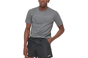 Calvin Klein Mens Light Weight Quick Dry Short Sleeve 40+ UPF Protection